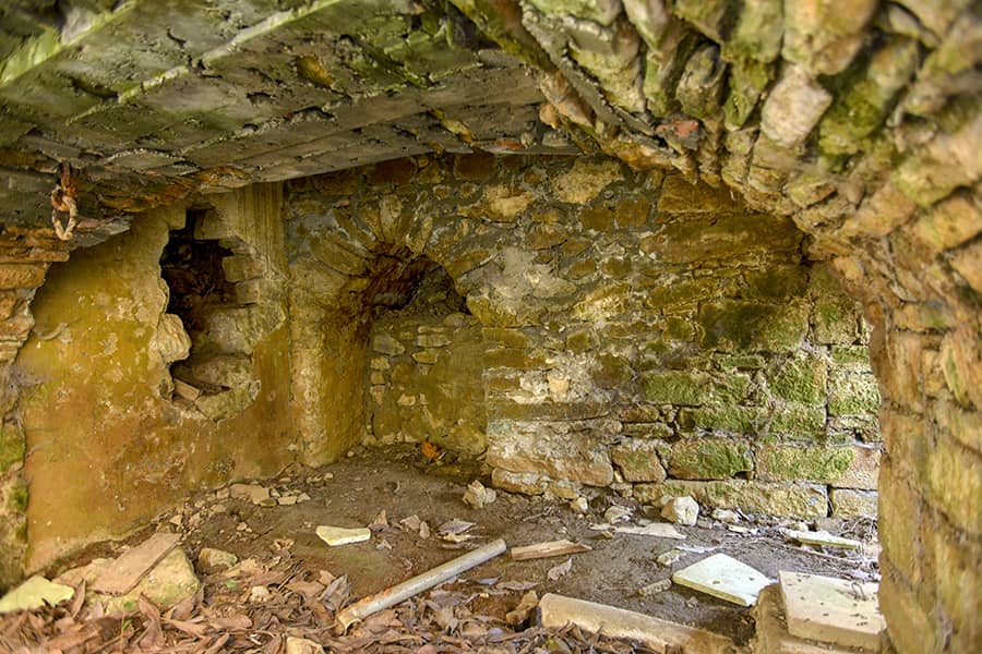 Vista del interior de la ferrería